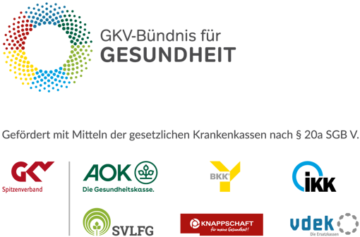 Logo Förderer GKV Logo Förderer GKV